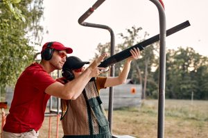 youth at shooting range