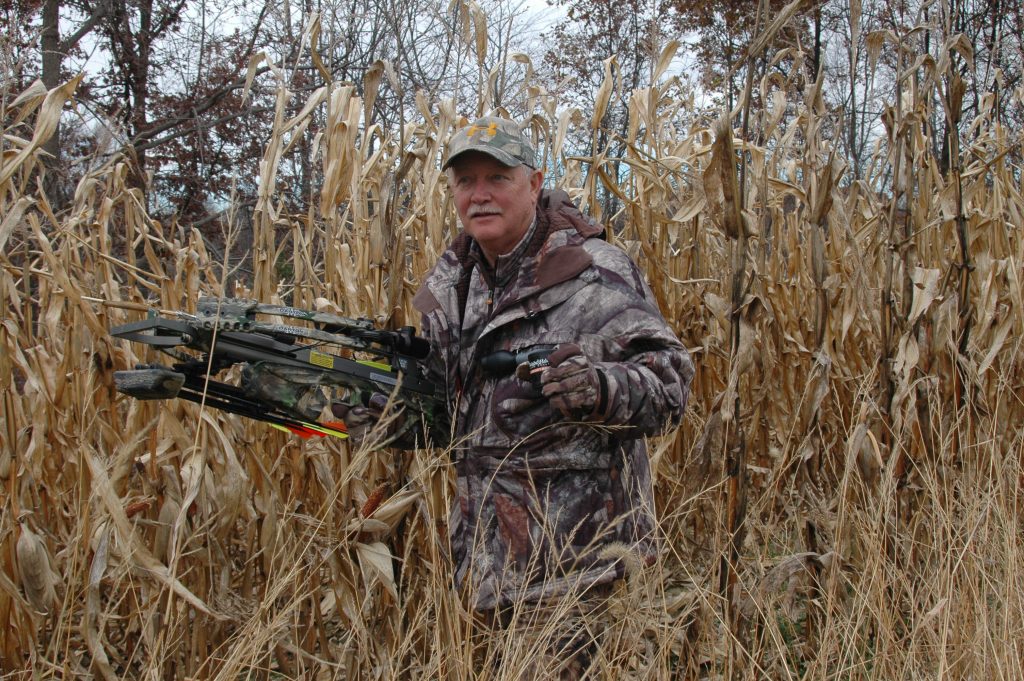 hunting with a crossbow